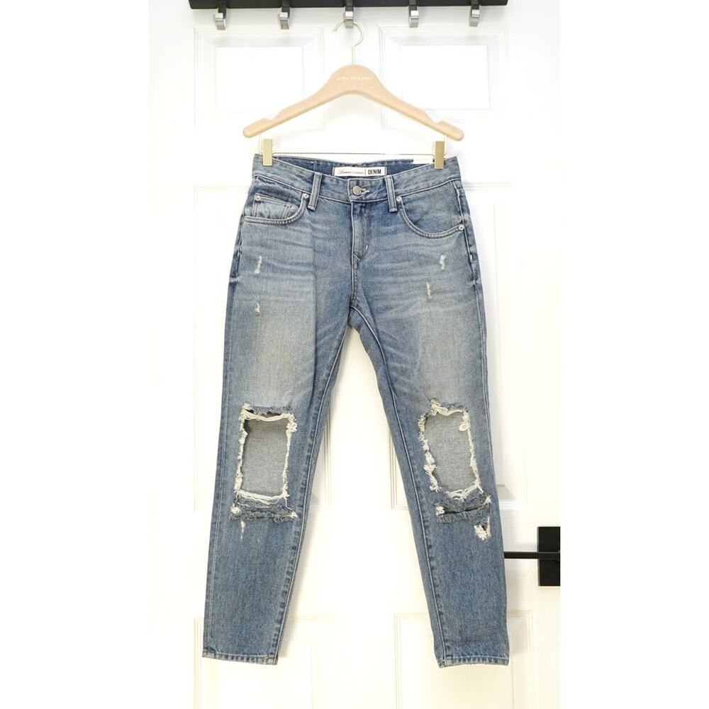 Lovers and Friends - Ezra Cropped Slim Boyfriend Jeans in Temple / Size 24
